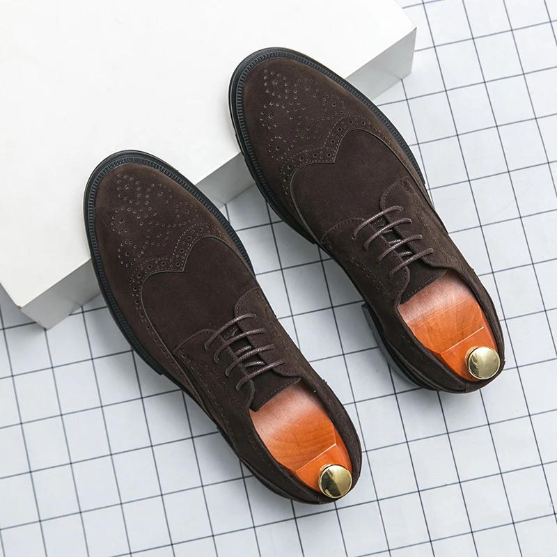 Classic Elegance: Men’s Brown Dress Shoes for Timeless Style插图3