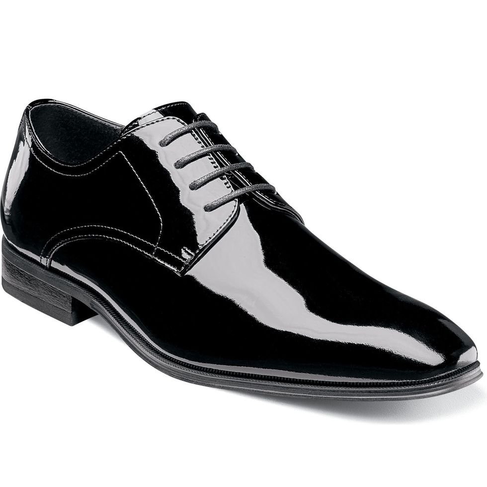 patent leather tuxedo shoes