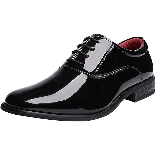 patent leather tuxedo shoes