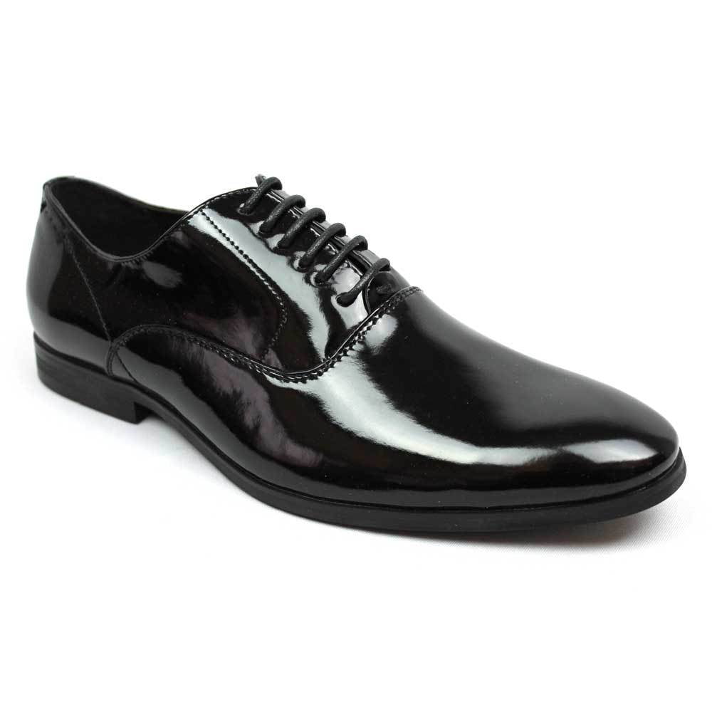 patent leather tuxedo shoes