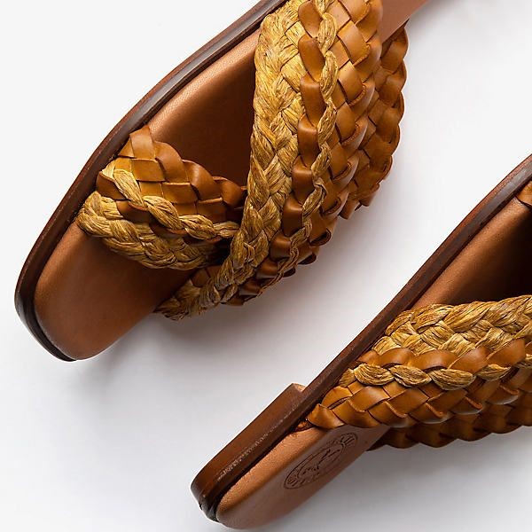 raffia sandal