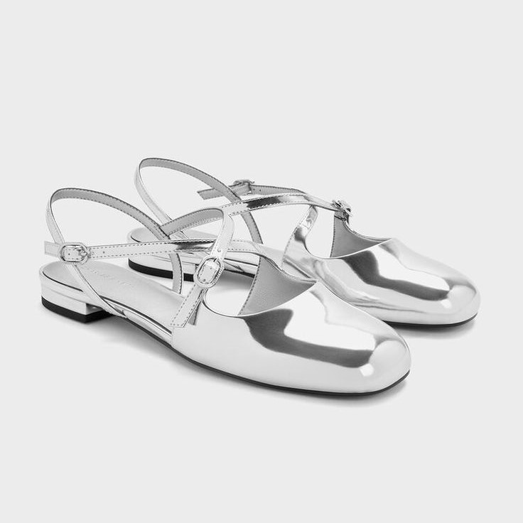 silver heels