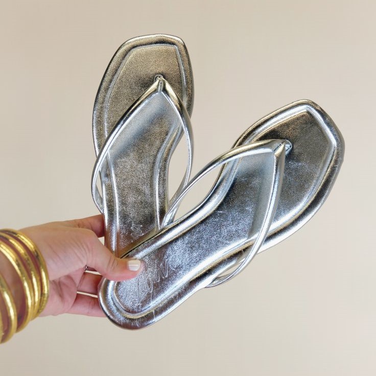 silver heels