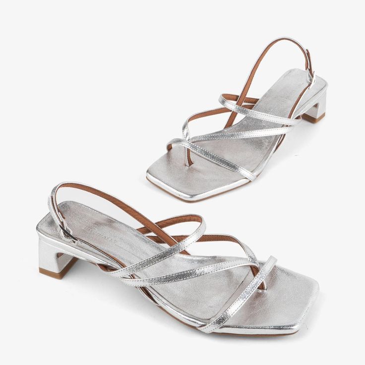 silver heels