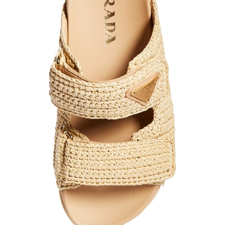 raffia sandal