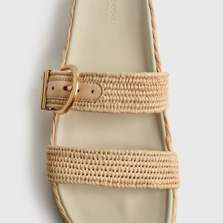 raffia sandal