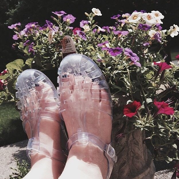 jelly sandal
