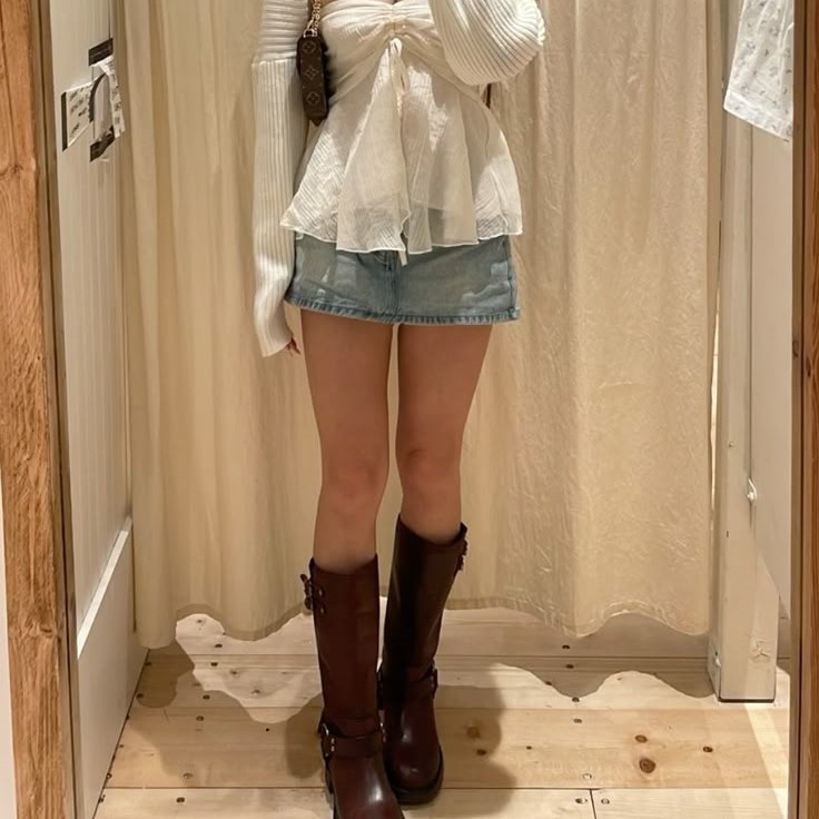 brown boots outfit