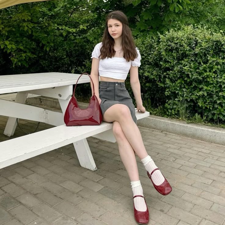 burgundy mary jane shoes