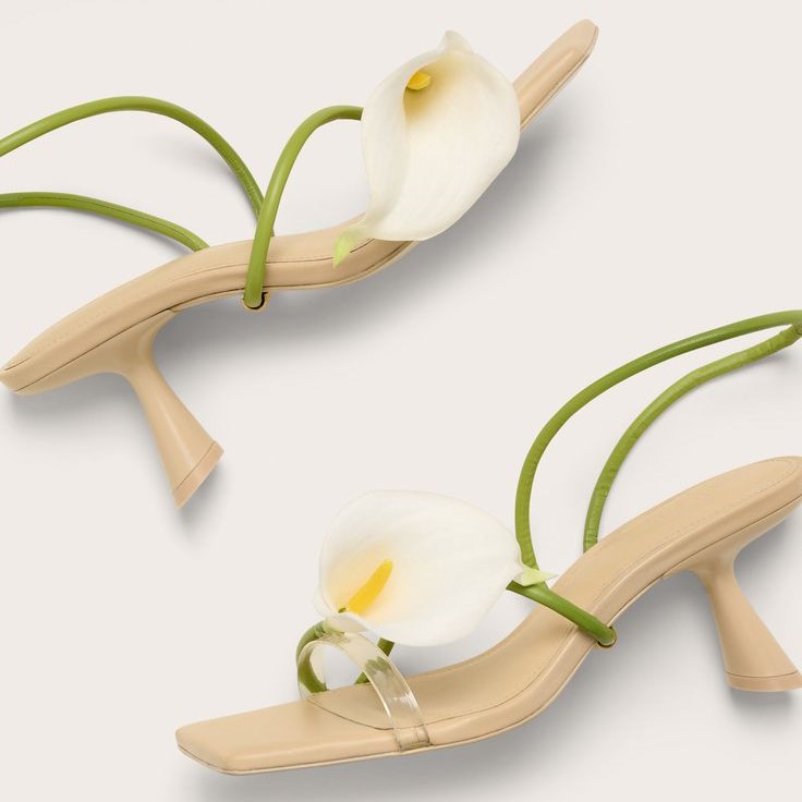 kitten heel sandals