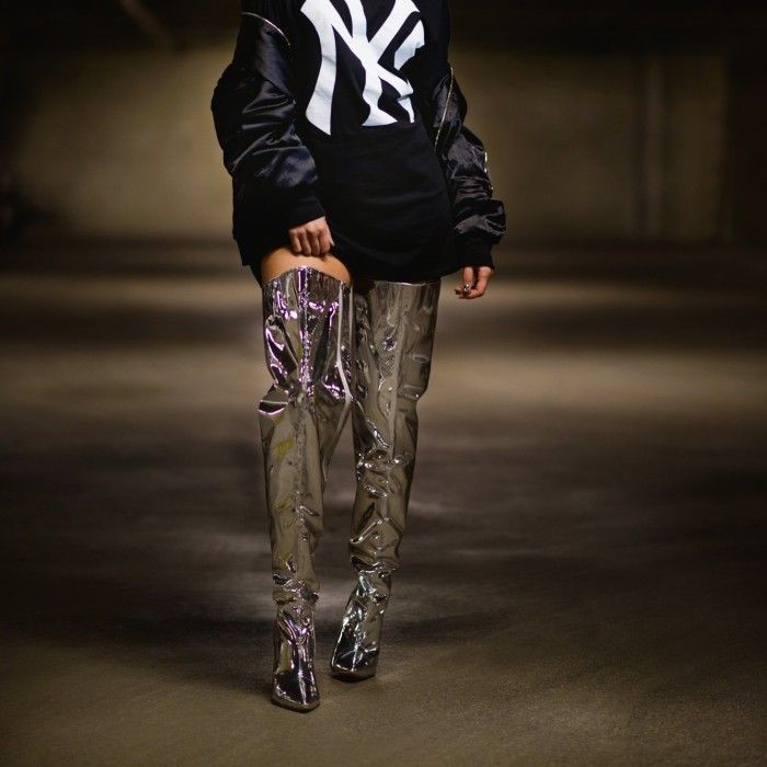 baddie thigh high boots outfit