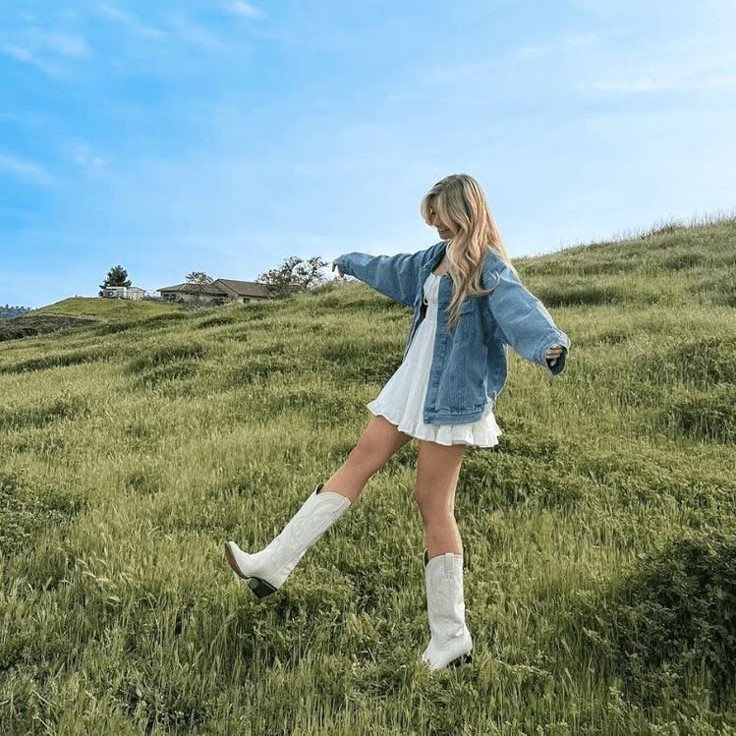 white boots outfit