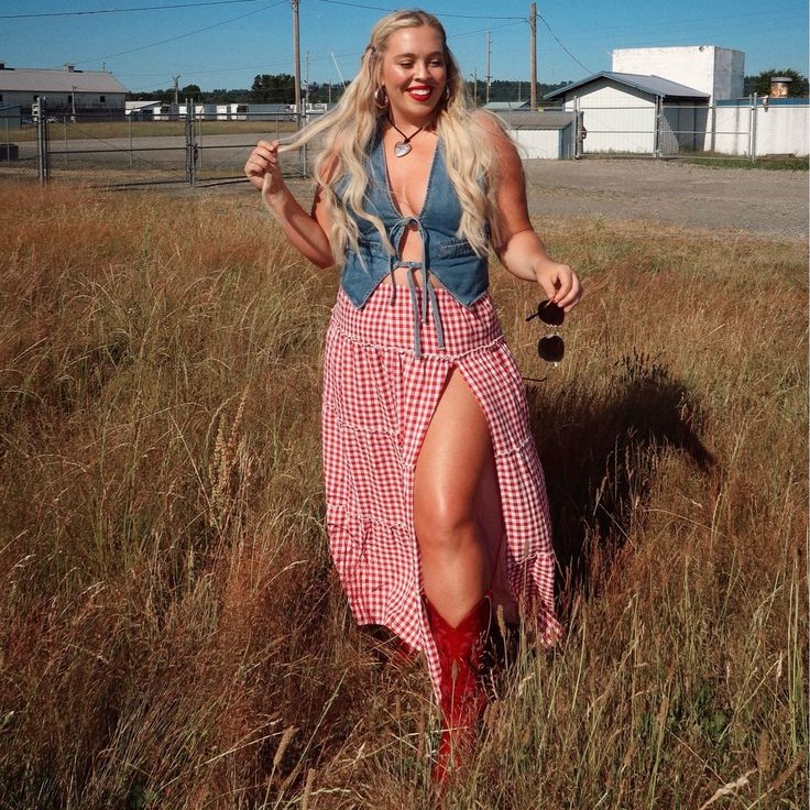 dress and boots outfit