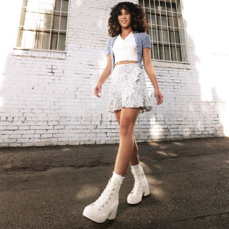white lace shoes