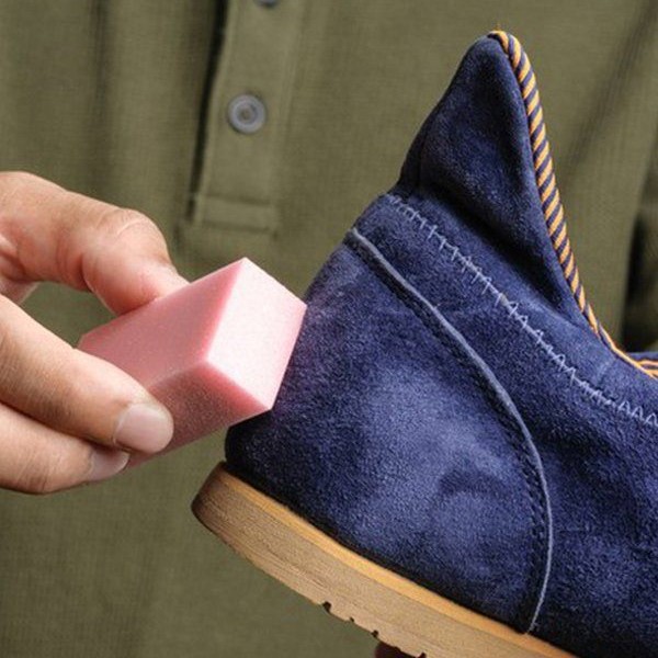 can you wash suede shoes
