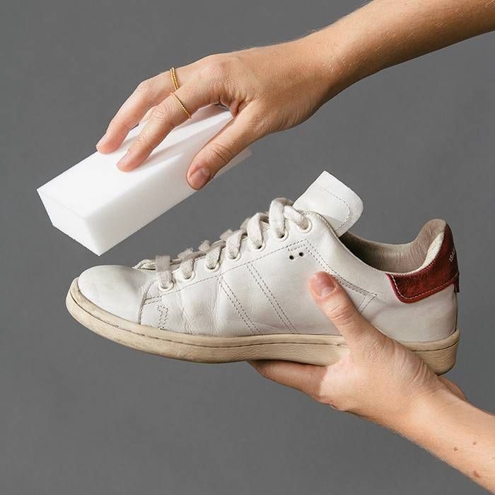 how to bleach white shoes