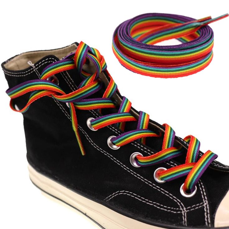 ladder lace shoes