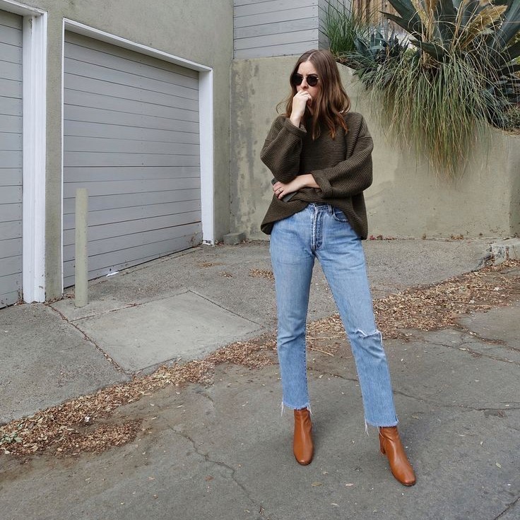 casual ankle boots outfit