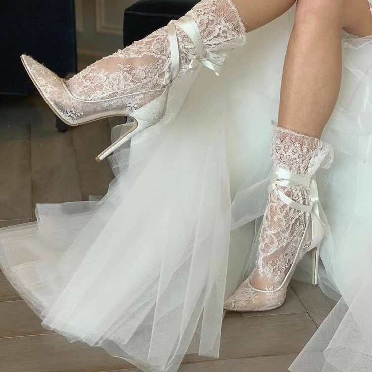 lace wedding shoes
