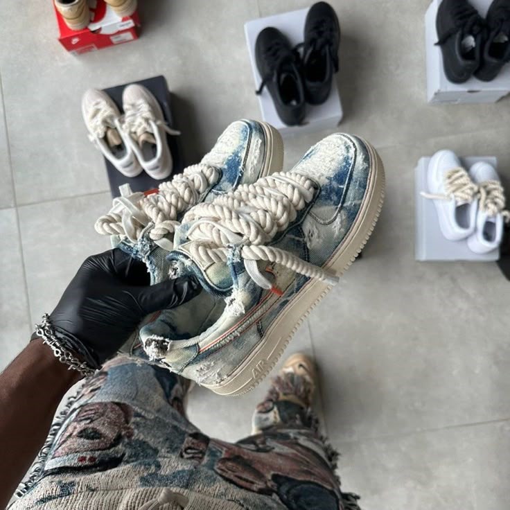 rope lace shoes