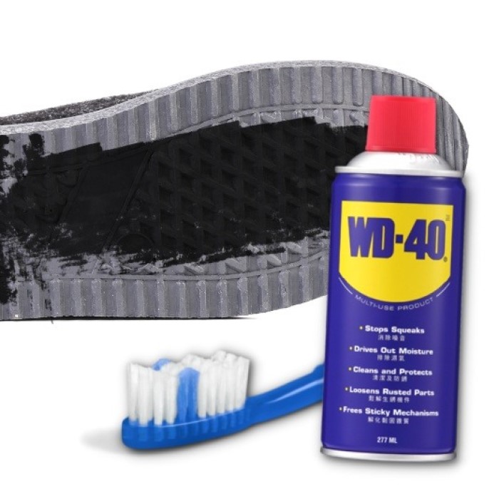 how to get tar off shoes