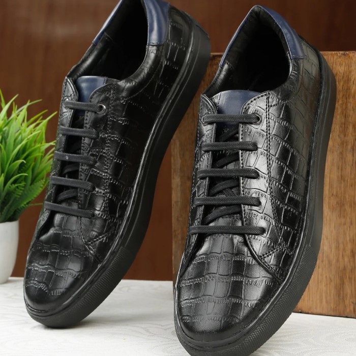 black lace shoes