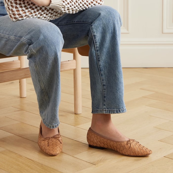 woven ballet flat