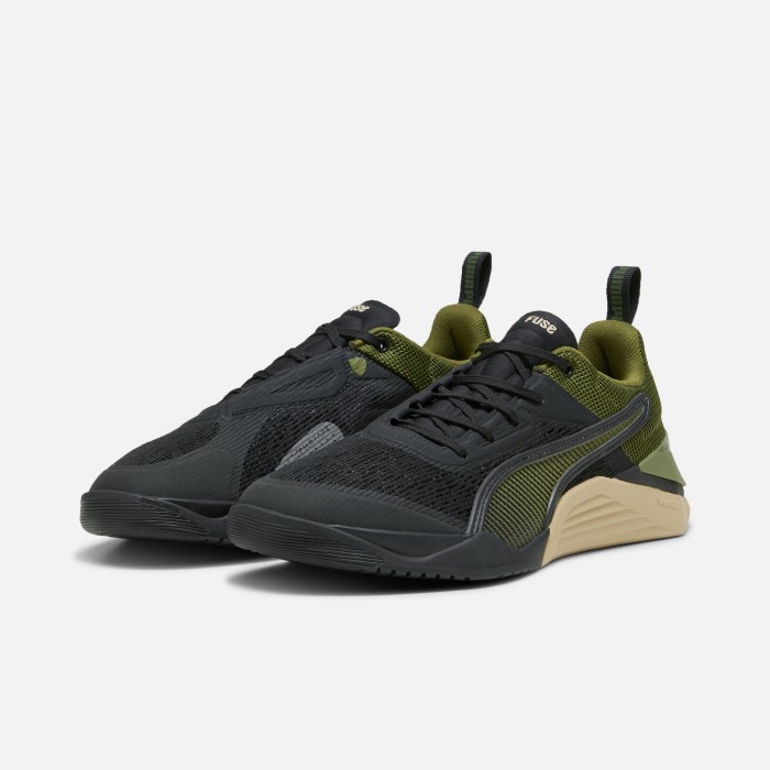 olive green sneakers