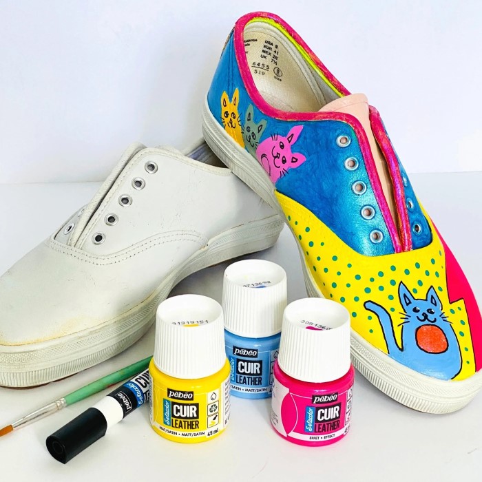 what paint to use on shoes