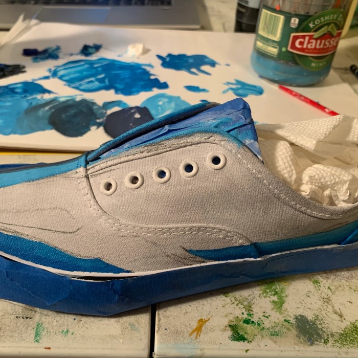 what paint to use on shoes