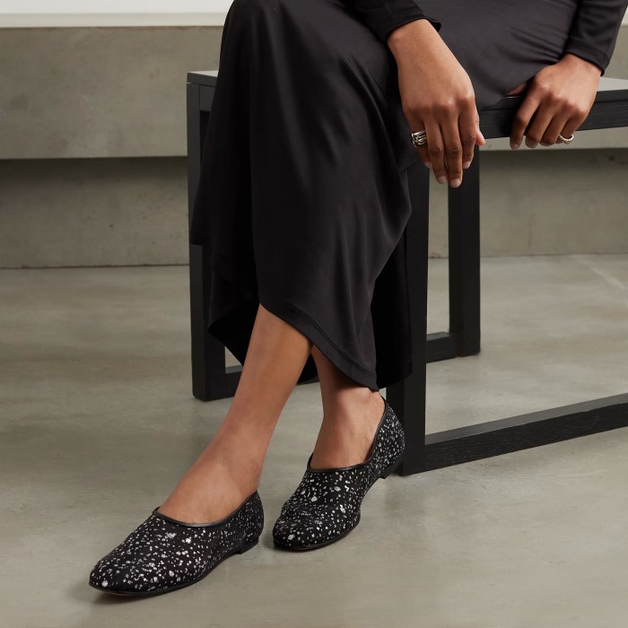 mesh ballet flat