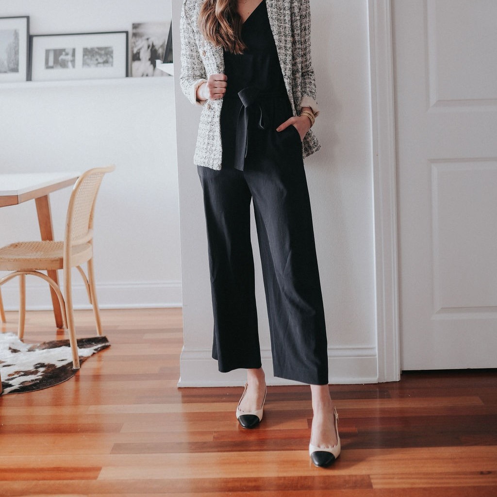 jacket over jumpsuit